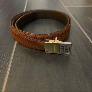 Givenchy Vintage Snakeskin Reversible Belt